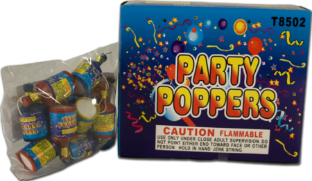 Party Poppers